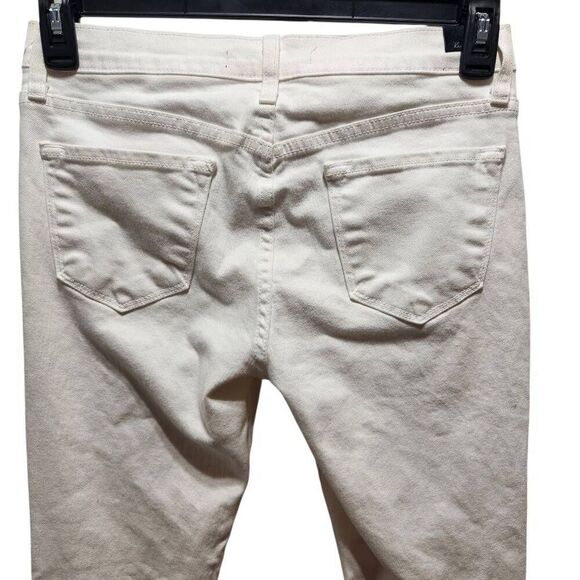 KANCAN Skinny Ankle Jeans Denim Stretch Low Rise Womens White Size 28 - Picture 4 of 8